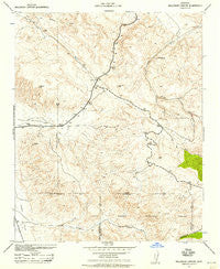 Ballinger Canyon California Historical topographic map, 1:24000 scale, 7.5 X 7.5 Minute, Year 1942