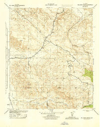 Ballinger Canyon California Historical topographic map, 1:31680 scale, 7.5 X 7.5 Minute, Year 1944