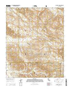 Ballinger Canyon California Current topographic map, 1:24000 scale, 7.5 X 7.5 Minute, Year 2015