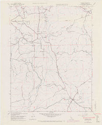 Bangor California Historical topographic map, 1:24000 scale, 7.5 X 7.5 Minute, Year 1947