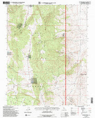 Banner Ridge California Historical topographic map, 1:24000 scale, 7.5 X 7.5 Minute, Year 1994