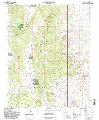 Banner Ridge California Historical topographic map, 1:24000 scale, 7.5 X 7.5 Minute, Year 1994