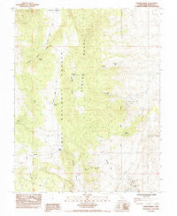 Banner Ridge California Historical topographic map, 1:24000 scale, 7.5 X 7.5 Minute, Year 1984