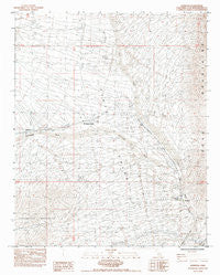 Bannock California Historical topographic map, 1:24000 scale, 7.5 X 7.5 Minute, Year 1984