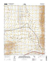 Bannock California Current topographic map, 1:24000 scale, 7.5 X 7.5 Minute, Year 2015
