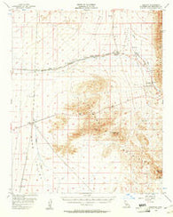 Bannock California Historical topographic map, 1:62500 scale, 15 X 15 Minute, Year 1956
