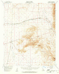 Bannock California Historical topographic map, 1:62500 scale, 15 X 15 Minute, Year 1956