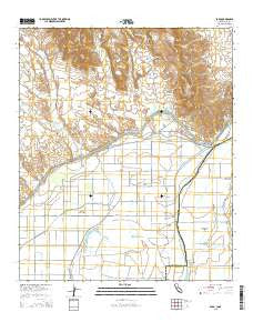 Bard California Current topographic map, 1:24000 scale, 7.5 X 7.5 Minute, Year 2015