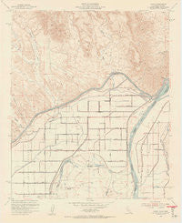 Bard California Historical topographic map, 1:24000 scale, 7.5 X 7.5 Minute, Year 1952