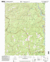 Bark Shanty Gulch California Historical topographic map, 1:24000 scale, 7.5 X 7.5 Minute, Year 2001