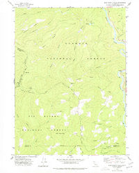 Bark Shanty Gulch California Historical topographic map, 1:24000 scale, 7.5 X 7.5 Minute, Year 1974