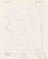 Bark Shanty Gulch California Historical topographic map, 1:24000 scale, 7.5 X 7.5 Minute, Year 1974