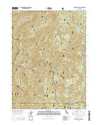 Bark Shanty Gulch California Current topographic map, 1:24000 scale, 7.5 X 7.5 Minute, Year 2015