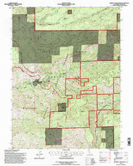 Barkley Mountain California Historical topographic map, 1:24000 scale, 7.5 X 7.5 Minute, Year 1995