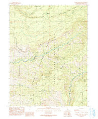 Barkley Mountain California Historical topographic map, 1:24000 scale, 7.5 X 7.5 Minute, Year 1991