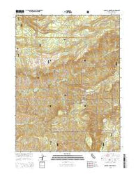 Barkley Mountain California Current topographic map, 1:24000 scale, 7.5 X 7.5 Minute, Year 2015
