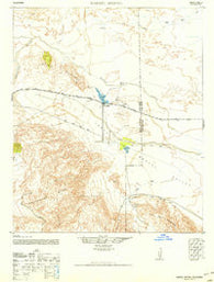 Barrel Spring California Historical topographic map, 1:62500 scale, 15 X 15 Minute, Year 1942