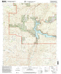 Barrett Lake California Historical topographic map, 1:24000 scale, 7.5 X 7.5 Minute, Year 1997
