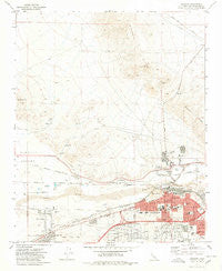 Barstow California Historical topographic map, 1:24000 scale, 7.5 X 7.5 Minute, Year 1971