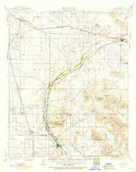 Barstow California Historical topographic map, 1:125000 scale, 30 X 30 Minute, Year 1932