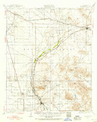 Barstow California Historical topographic map, 1:125000 scale, 30 X 30 Minute, Year 1932