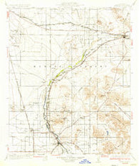Barstow California Historical topographic map, 1:125000 scale, 30 X 30 Minute, Year 1934