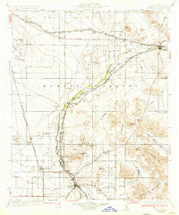 Barstow California Historical topographic map, 1:125000 scale, 30 X 30 Minute, Year 1934
