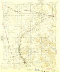 Barstow California Historical topographic map, 1:125000 scale, 30 X 30 Minute, Year 1934