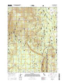 Bartle California Current topographic map, 1:24000 scale, 7.5 X 7.5 Minute, Year 2015