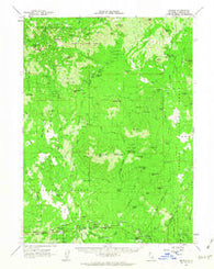 Bartle California Historical topographic map, 1:62500 scale, 15 X 15 Minute, Year 1961
