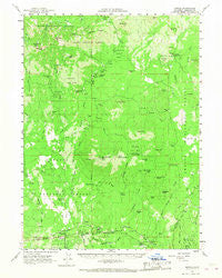 Bartle California Historical topographic map, 1:62500 scale, 15 X 15 Minute, Year 1961