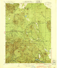 Bartle California Historical topographic map, 1:125000 scale, 30 X 30 Minute, Year 1939
