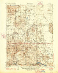 Bartle California Historical topographic map, 1:125000 scale, 30 X 30 Minute, Year 1939