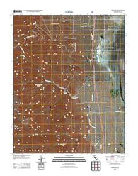 Bartlett California Historical topographic map, 1:24000 scale, 7.5 X 7.5 Minute, Year 2012