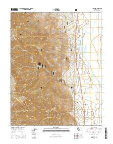 Bartlett California Current topographic map, 1:24000 scale, 7.5 X 7.5 Minute, Year 2015