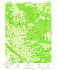 Bartlett Mtn California Historical topographic map, 1:24000 scale, 7.5 X 7.5 Minute, Year 1958