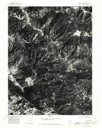 Bartlett Mtn California Historical topographic map, 1:24000 scale, 7.5 X 7.5 Minute, Year 1977