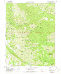 Bartlett Mtn California Historical topographic map, 1:24000 scale, 7.5 X 7.5 Minute, Year 1958