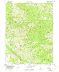 Bartlett Mtn California Historical topographic map, 1:24000 scale, 7.5 X 7.5 Minute, Year 1958