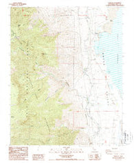Bartlett California Historical topographic map, 1:24000 scale, 7.5 X 7.5 Minute, Year 1987