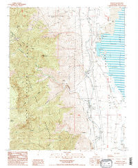 Bartlett California Historical topographic map, 1:24000 scale, 7.5 X 7.5 Minute, Year 1987