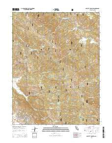 Bartlett Mountain California Current topographic map, 1:24000 scale, 7.5 X 7.5 Minute, Year 2015