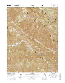 Bartlett Springs California Current topographic map, 1:24000 scale, 7.5 X 7.5 Minute, Year 2015