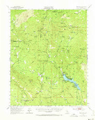 Bass Lake California Historical topographic map, 1:62500 scale, 15 X 15 Minute, Year 1953