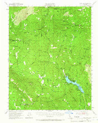 Bass Lake California Historical topographic map, 1:62500 scale, 15 X 15 Minute, Year 1953