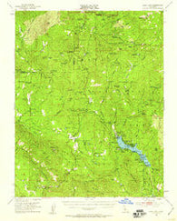 Bass Lake California Historical topographic map, 1:62500 scale, 15 X 15 Minute, Year 1953