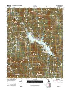 Bass Lake California Historical topographic map, 1:24000 scale, 7.5 X 7.5 Minute, Year 2012