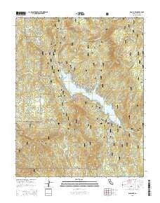 Bass Lake California Current topographic map, 1:24000 scale, 7.5 X 7.5 Minute, Year 2015