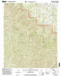 Bates Canyon California Historical topographic map, 1:24000 scale, 7.5 X 7.5 Minute, Year 1995