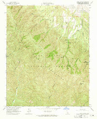 Bates Canyon California Historical topographic map, 1:24000 scale, 7.5 X 7.5 Minute, Year 1964